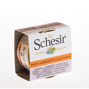 Schesir Natural Kurczak z krewetkami w sosie 70g - 1 zdjęcie