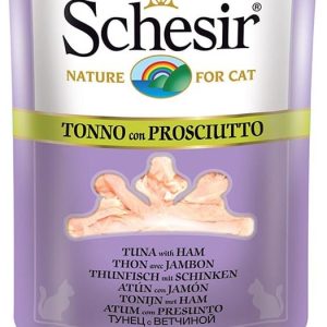 Schesir Tuńczyk z szynką saszetka 70g - 1 zdjęcie