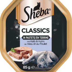 Sheba Classics Karma z cielęciną i kurczakiem w pasztecie dla kota 85g - 1 zdjęcie