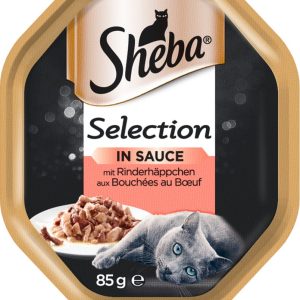 Sheba Selection in Sauce Karma z wołowiną w sosie dla kota 85g - 1 zdjęcie