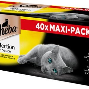 Sheba Selection Sos Drobiowe Smaki 40x85g mokra karma dla kotów 40x85 g - 1 zdjęcie