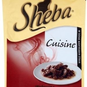 Sheba Selection Z Wołowiną W Sosie Saszetka 85G - 1 zdjęcie