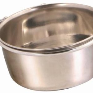 Trixie miska ze stali nierdzewnej zapewnia ptak z mocowaniem śrubowym, 300 ML 4011905054971 - 1 zdjęcie