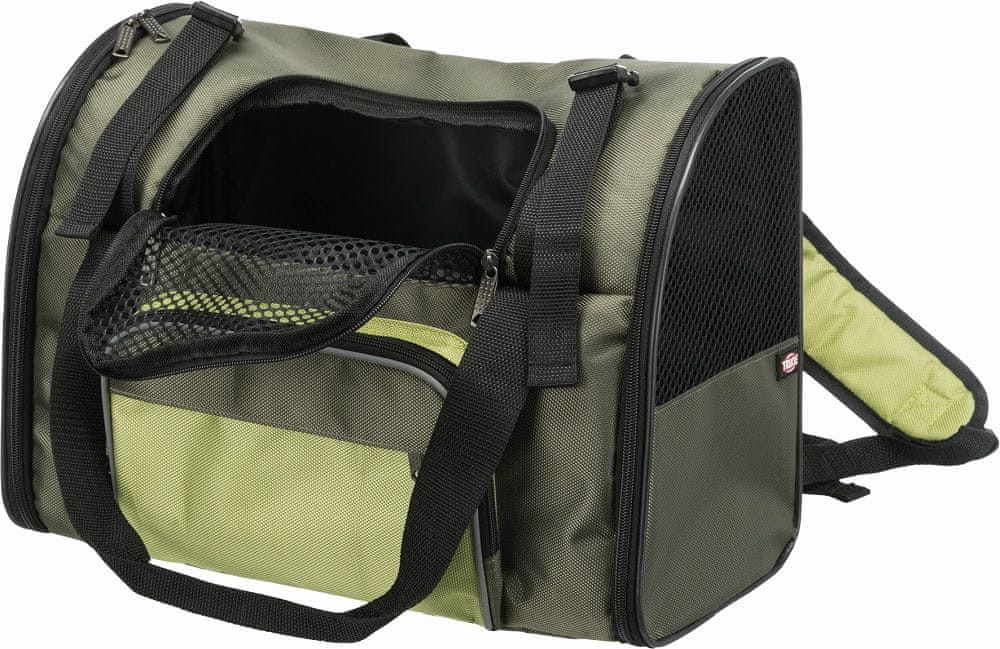 Trixie transporter plecak/torba SHIVA 41x30x21 cm zielony - 1 zdjęcie