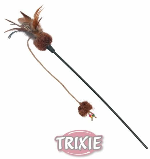 Trixie Zabawka dla kota TX- 45741 Wędka z piórami 54cm - 1 zdjęcie