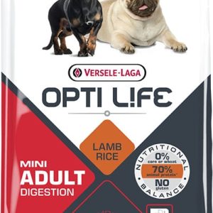 Versele-Laga Opti Life Adult Digestion Mini Lamb&Rice 2,5 kg - 1 zdjęcie
