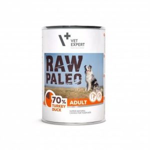 Vetexpert Vetexpert Raw Paleo Adult : Smak - Indyk z kaczką - 1 zdjęcie