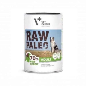 Vetexpert Vetexpert Raw Paleo Adult : Smak - Wołowina z królikiem - 1 zdjęcie