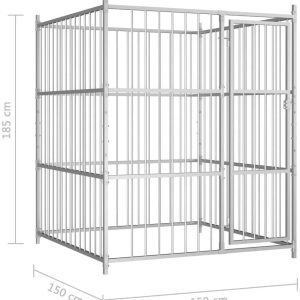 VidaXL Kojec dla psa, 150 x 150 x 185 cm 144618         VidaXL - 1 zdjęcie