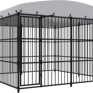 vidaXL Kojec dla psa z zadaszeniem 300 x 300 x 210 cm 170895 - 1 zdjęcie