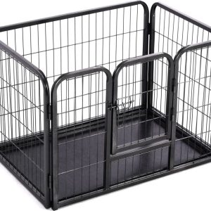 vidaXL VidaXL Kojec dla szczeniąt stalowy 93 x 63 x 61 cm 170575 - 1 zdjęcie