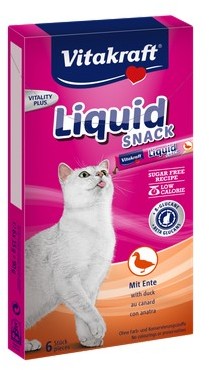 Vitakraft Vitakraft Cat Liquid-Snack z Kaczką 6x15g [23520] - 1 zdjęcie