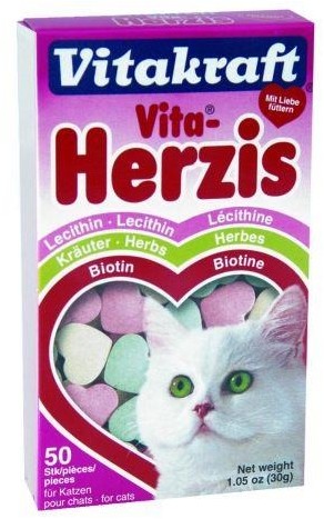 Vitakraft VITAKRAFT Vita Herzis - przysmak dla kota smak: serca 3 kolory - 1 zdjęcie