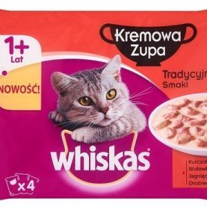 Whiskas Kremowa Zupa Tradycyjne Smaki Karma Pełnoporcjowa 340 G - 1 zdjęcie