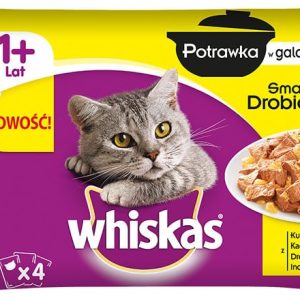 Whiskas Potrawka smaki drobiowe w galaretce 12x85g - 1 zdjęcie