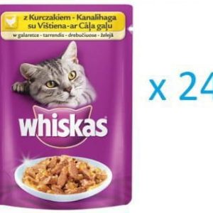 Whiskas Saszetka kurczak w galaretce 100g x24 - 1 zdjęcie