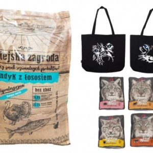Wiejska Zagroda Cat Indyk z łososiem 5 kg - 1 zdjęcie