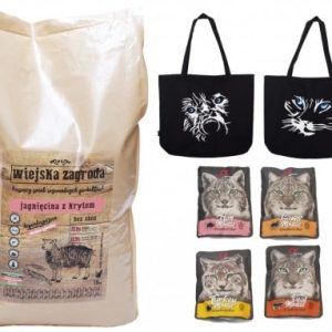 Wiejska Zagroda Cat Jagnięcina z Krylem 10 kg - 1 zdjęcie