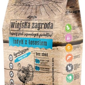 Wiejska Zagroda Cat z indykiem i łososiem 1.6 kg - 1 zdjęcie