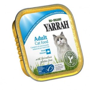 Yarrah Korzystny zestaw Yarrah Bio kawałeczki w sosie, 12 x 100 g - Ryba ze spiruliną - 1 zdjęcie