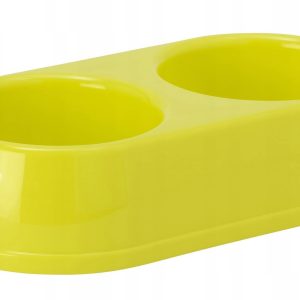 Yarro YARRO Miska Eco podwójna nr 2 - 2x0,57l lemon [Y2627-2208] ZH_07081 - 1 zdjęcie