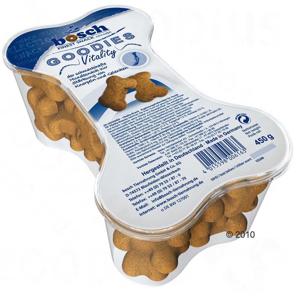 Bosch Finest Snack concept Goodies Vitality, Przysmak dla psa - 450g - 1 zdjęcie