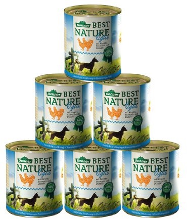 Dehner Best Nature masło dla psa Light kurczak i marchewka z olejem dystansowym 5244074 - 1 zdjęcie