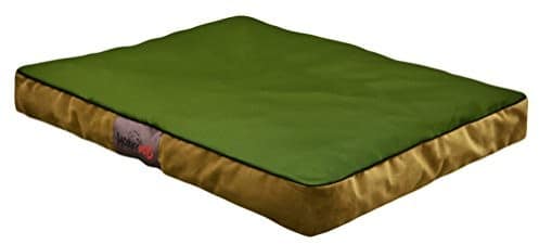 Hobbydog lmatfzz3 psy materac kosz na łóżko dla psa psy sofa dla psa flok, L, 90 x 70 x 12 cm, zielony - 1 zdjęcie