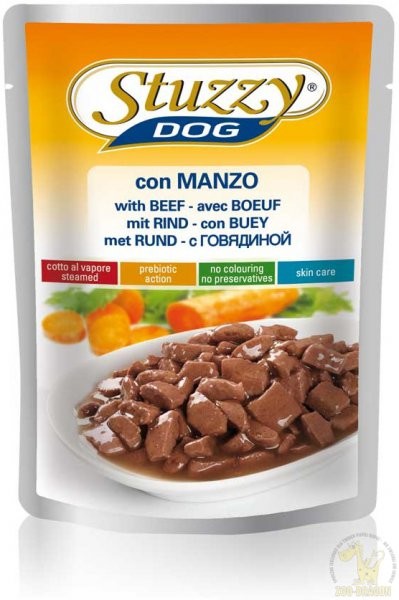 Stuzzy Dog Beef - Z wołowiną w sosie 100g 01033300 - 1 zdjęcie