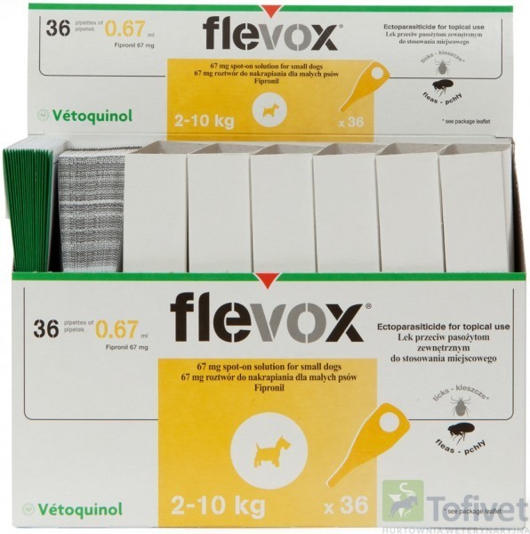 Vetoquinol Biowet FLEVOX Spot-On Psy 2-10 kg 1szt ODBIÓR WŁASNY ZLECENIE KURIERA | DARMOWA DOSTAWA OD 99 ZŁ 425419 - 1 zdjęcie