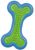 Ami Confort zabawka dla dzieci kości z kauczuku, 6 x 11.5 cm, niebieski/zielony