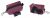 AmiPlay Lincoln Bordowa Torebka na worki 9x5x4cm