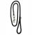 Chaba smycz linka – 6mm x 120cm czarna