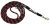Chaba Smycz Linka regulowana czarno czerwona 8mm/220cm PCHBB43