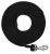 Chaba Smycz treningowa linka czarna 10mm/10m