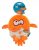 COOCKOO Coockoo zabawka Huggl piszcząca pomarańczowa 24 x 18cm PCOO044