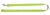 Dingo Smycz pojedyncza Energy Silver 130cm/1cm ZIELONA