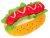 Dingo Zabawka dla psa – Pluszowy hot-dog