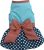 Doggydolly Doggy Dolly D336 Hundekleid Mustermix Mit Schleife, Türkis/Blau, Größe : Xl