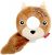 GiGwi gigwi psy Plush Friendz z pierścieniem guma piankowa, quietscher zabawek i miękkiego pluszu, m, wiewiórka