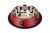GOLDENMARKET Miska metalowa dla psa na gumie 0,45 l czerwona VM-2509E_20180913145620