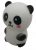 gumowy gryzak panda z piszczałką wielkość 6 cm