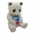 gumowy gryzak panda z piszczałką wielkość 9 cm