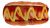 Hot-dog maskotka pluszowa dla psa piszcząca 21,5cm