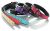 Hunter Halsband Softie 40 Nickelart-Nubuk Himbeer/Nappa Schwarz, 28-34 Cm