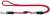HUNTER Hunter Vario Freestyle smycz dla psa, Tau, 1,0 x 260 cm, czerwony