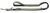 Hunter Smycz neoprenowa przepinana 15/200 oliwkowa