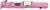 Hunter Vario-Basic obroża dla psów z aluminiowymi elementami, 30 – 45 cm, Rosa