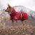 Hurtta Extreme ciepły płaszcz psów Szary, 45 cm, czerwony