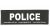 JULIUS K-9 Julius-K9 8151617 2 x sticker na rzep na szelki dla psów, rozmiar L, z napisem: Police